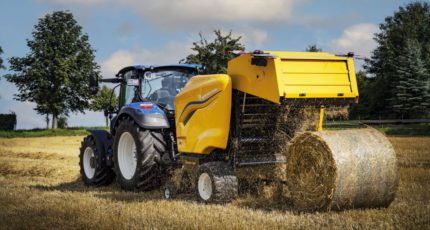 New Holland выводит на рынок новый рулонный пресс-подборщик Roll Bar 125 с камерой постоянного объема